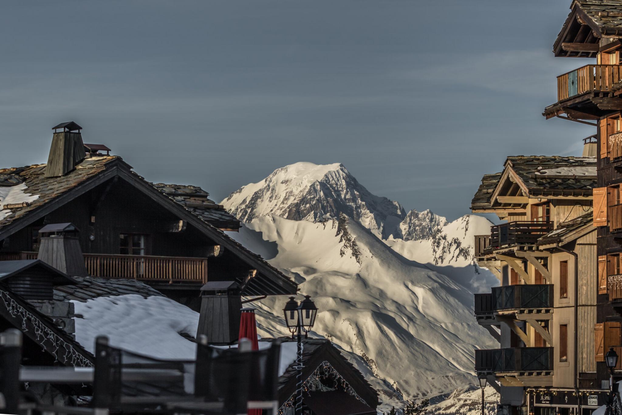 Chalets face au Mont Blanc